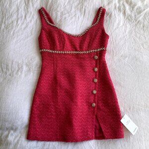 Self-portrait Women's Pink and Silver Dress